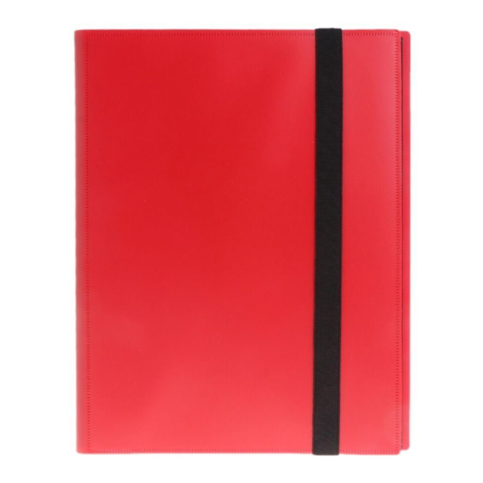 (red) Storage Card Collectors Cards Holder Binder Cards Album Book Game Card Book Trading Card Album