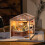 Robotime DIY Mini House Super Store Dollhouse Double Joy Bubble Tea 2
