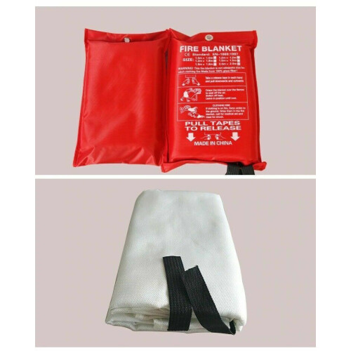 3x Large Fire Blanket Quick Release Safety Cover 1