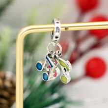 925 Silver DIY charm Kit Glow-in-the-Dark Insect Musical pandora style