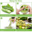 8.5cm Handheld Spiralizer Vegetable Slicer 4 in 1 Veggie Spiral Cutter 4