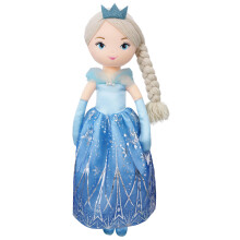 June Garden 30"" XL Prinzessin Marina Crystalheart Weiche Stoffpuppe - Entzckende lebensgroe Stoffpuppe als Geschenk fr Mdchen - Blaues Kleid