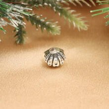 S925 Silver Ocean-Inspired Shell Clasp DIY Jewelry Charm Pandora Style