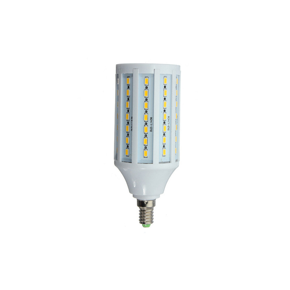 (White) E14 20W White/Warm White 5630SMD 84 LED Corn Light Bulb Lamps 220V
