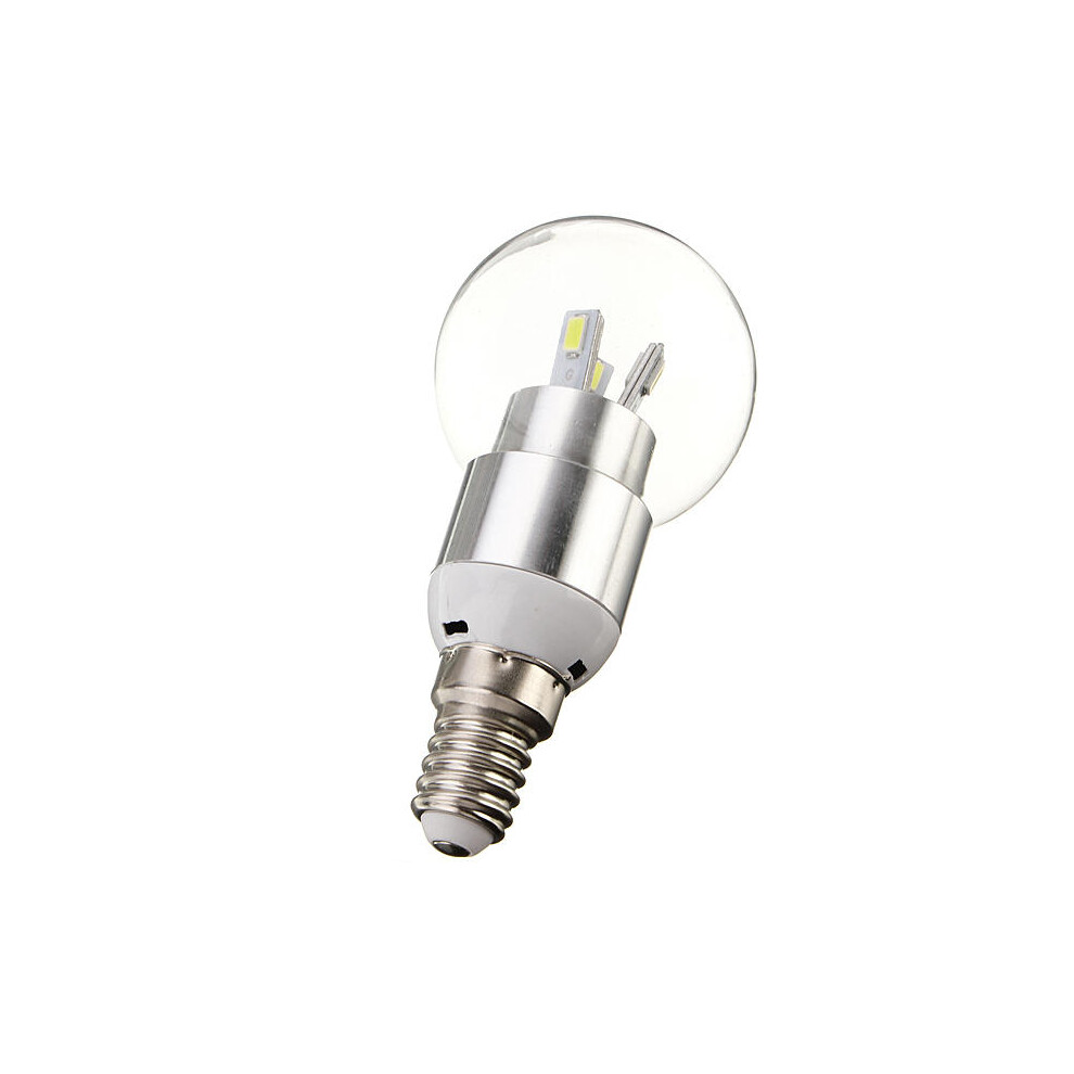 (White) E14 4W White/Warm White Glass LED Globe Bulb Light AC 110-240V-image-OPC-PGM6B7J-NEW