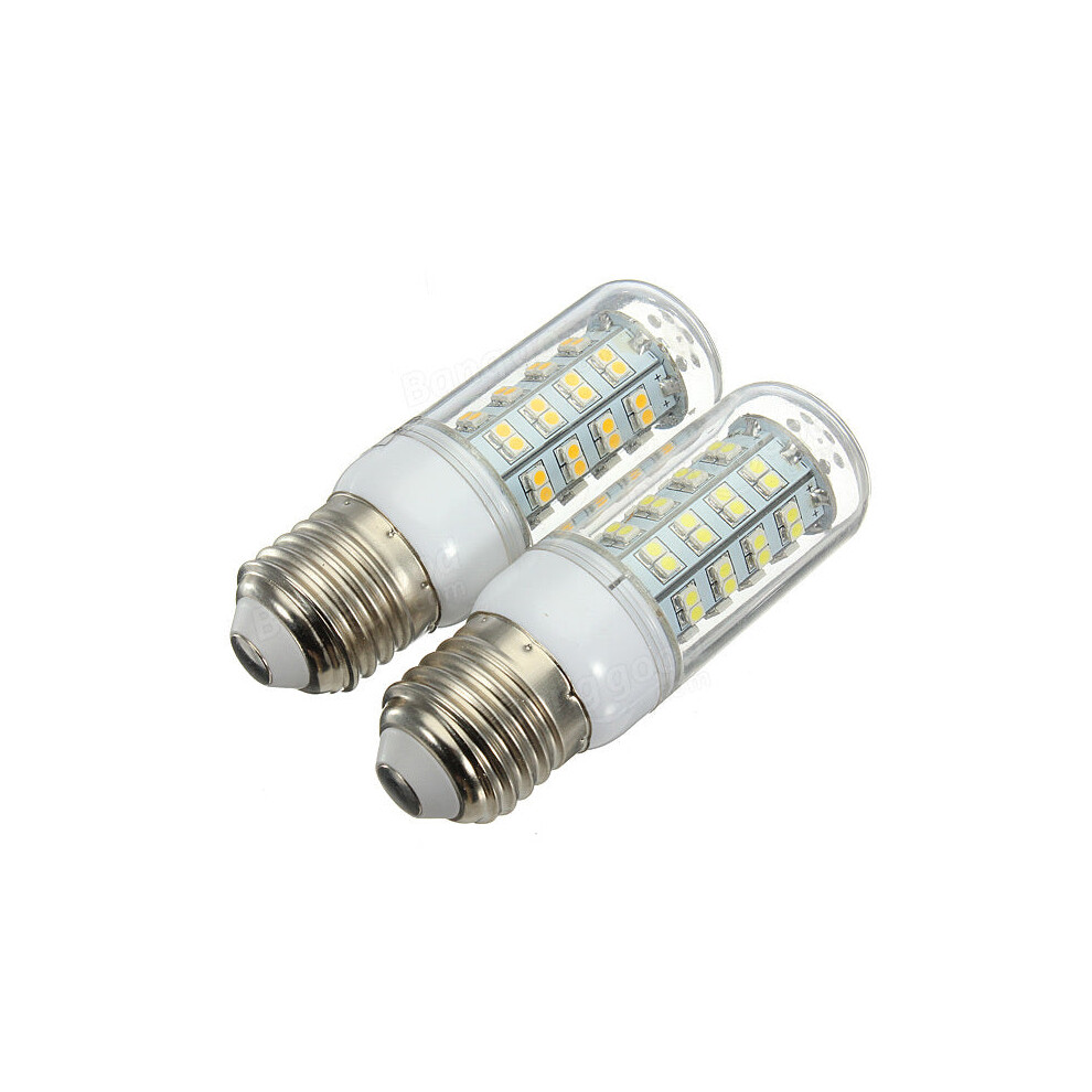 (White) E27 5W 3528 SMD 66 LED Corn Light Lamp Bulb Energy Saving 220V