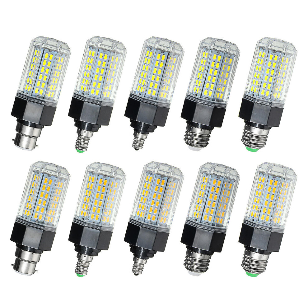 (Pure White, E12) Dimmable E27 E14 B22 E26 E12 10W SMD5730 LED Corn Light Lamp Bulb AC110-265V-image-OPC-PGM6BDF-NEW