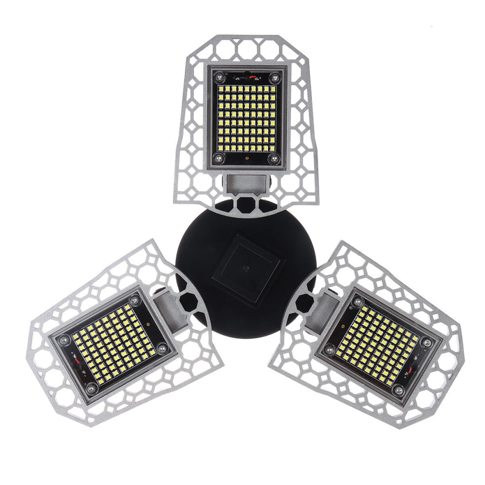 (200W) 200W 240W 300W Waterproof Light Sensor E27 LED Bulb Deformable Garage Lamp Ceiling Workshop Lighting