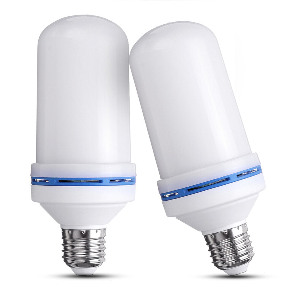 (96LED) 4 Modes LED Flame Effect Flickering Fire Light Bulb E27 Party Bar Decor Lamp-image-OPC-PGM6BM6-NEW