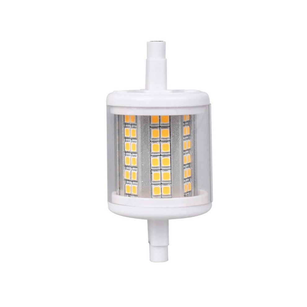 (Warm White) 78MM Non-Dimmable 5W R7S 2835 36SMD Pure White Warm White LED Light Bulb for Floodlight AC85-265V