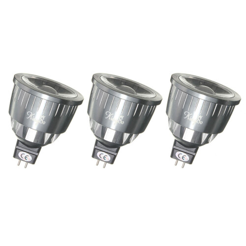 (Warm White) Dimmable MR16 5W LED COB Spotlight Light Bulb for Home Office Kitchen DC12V