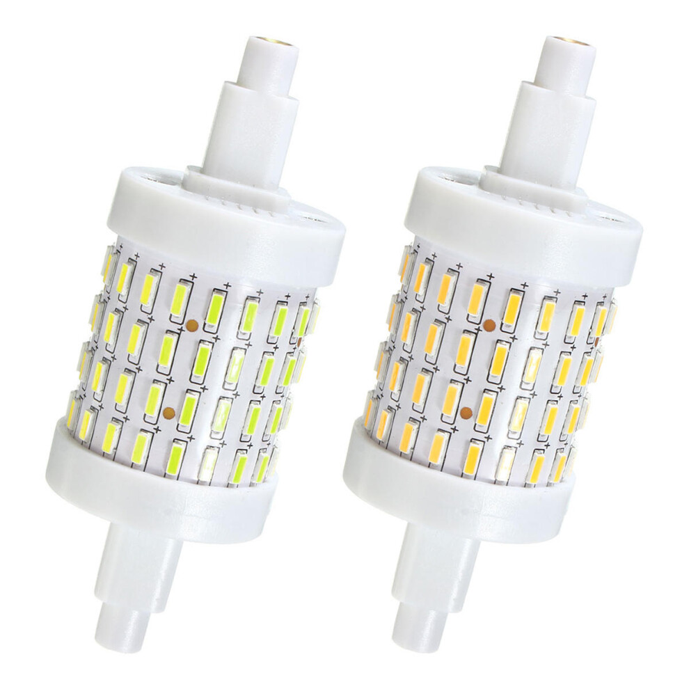 (White) Dimmable R7S 78mm 5W 72 SMD 4014 350Lm Pure White Warm White LED Corn Light Bulb AC85-265V-image-OPC-PGM6C7H-NEW