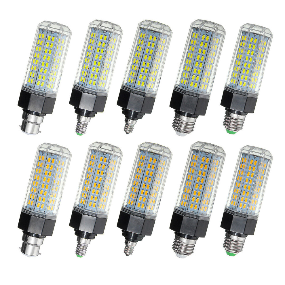 (Warm White, E27) E27 E14 B22 E26 E12 10W SMD5730 Dimmable LED Corn Light Lamp Bulb AC110-265V