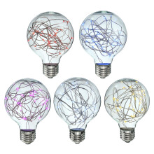 (Warm White) Star Starry Sky LED Firework Filament Retro Xmas Decor Light 5Color Light Bulb