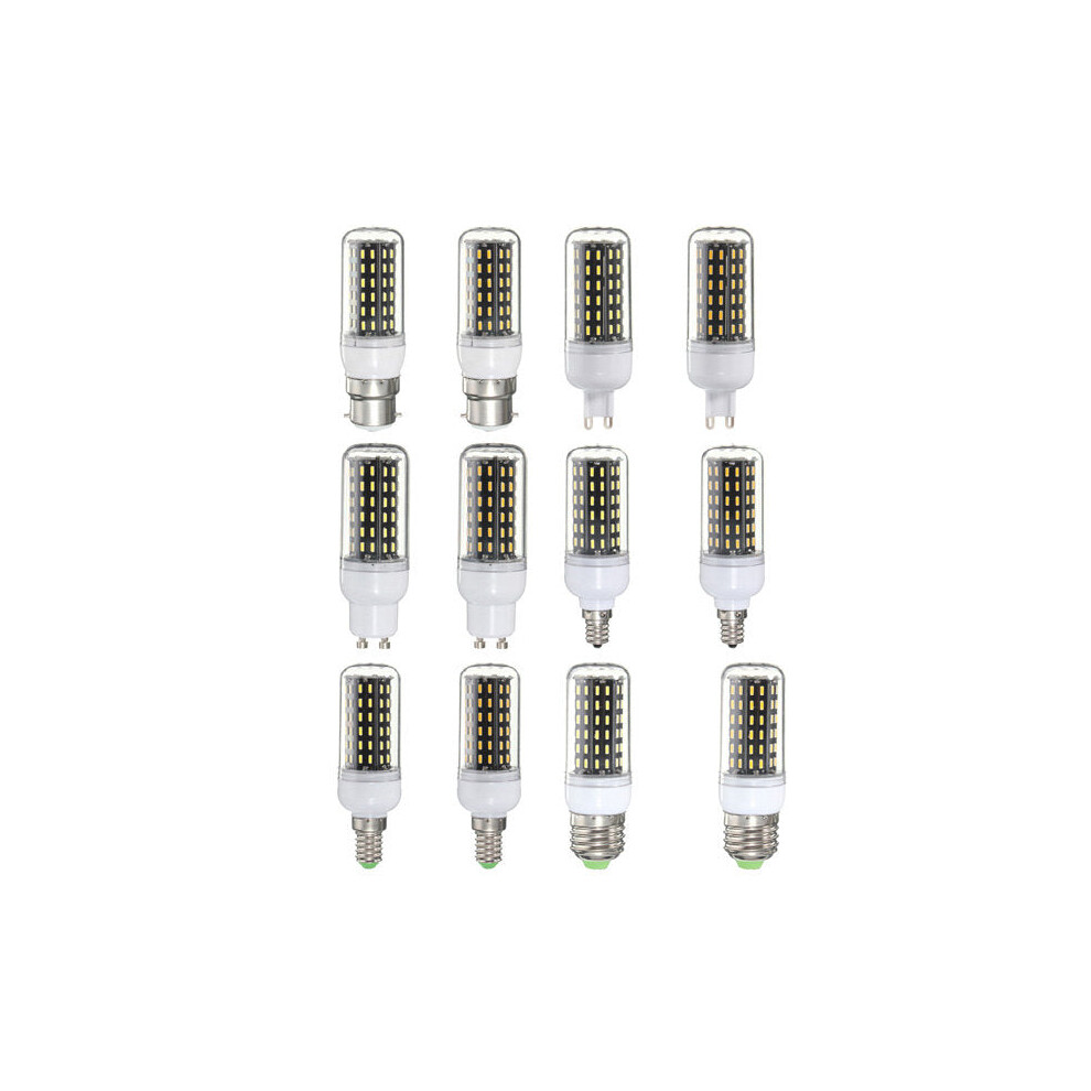 (Warm White, E12) E27/E14/E12/B22/GU10 LED Bulb 6W SMD 4014 96 600LM Pure White/Warm White Corn Light Lamp AC 220V-image-OPC-PGM6CTZ-NEW