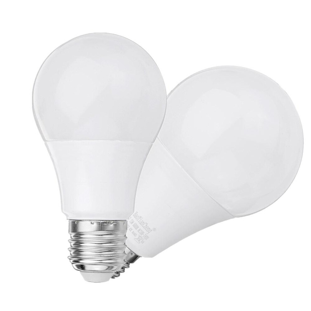 (Pure White, 5W) E27 5W 7W 9W 12W 15W Warm White Pure White Non-dimmable No Flicker LED Globe Light Bulb AC85-265V-image-OPC-PGM6CZ7-NEW