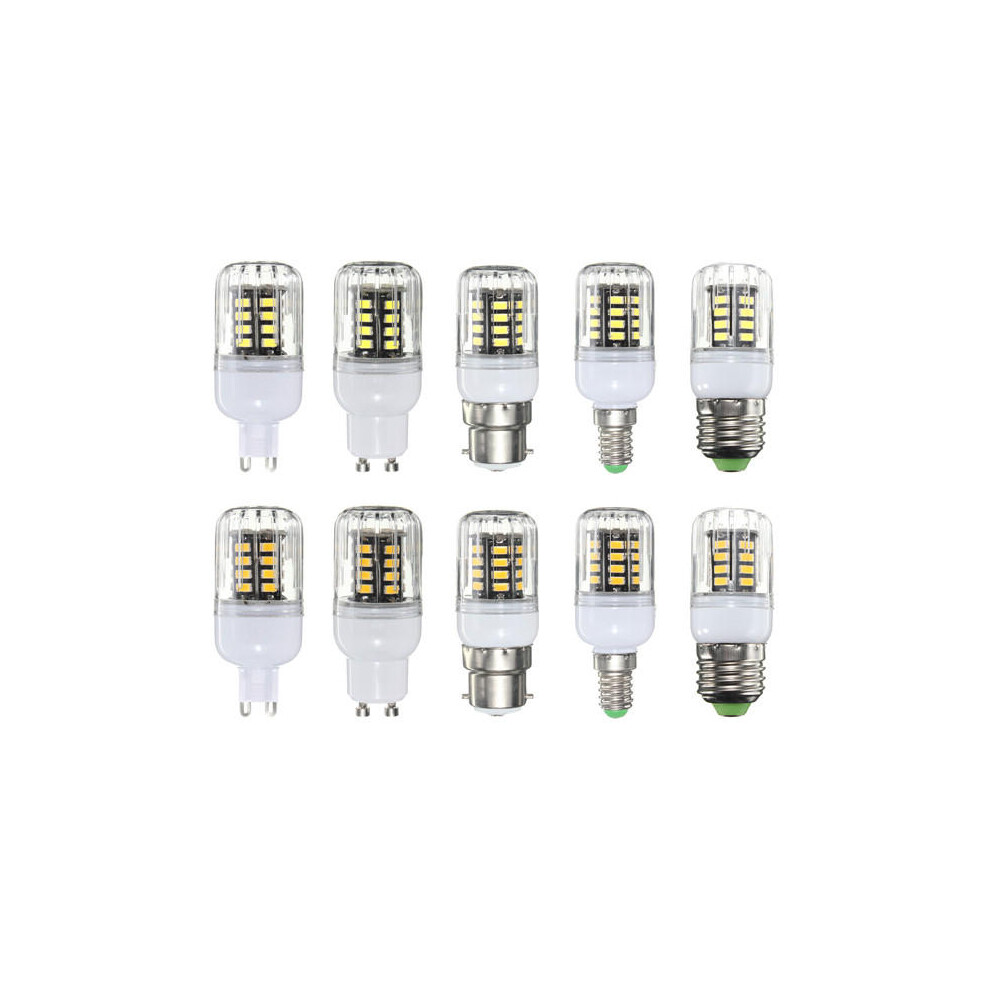 (Warm White, GU10) G9/E14/E27/B22/GU10 4W 30 SMD 5733 LED Cover Corn Light Lamp LED Bulb AC 220V