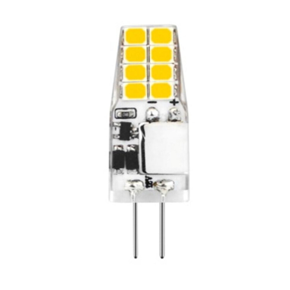 (Warm White) G4 3W AC/DC12V SMD 2835 No Strobe Silica gel 16 LED Light Bulb for Indoor Chandelier Lamp