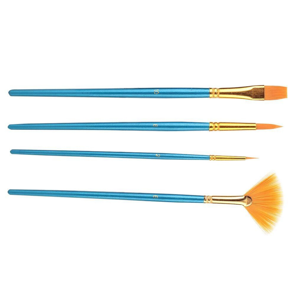 4pcs Nylon Hair Art Painting Brushes Painting Brushes Artist Watercolor Brush Pen Set