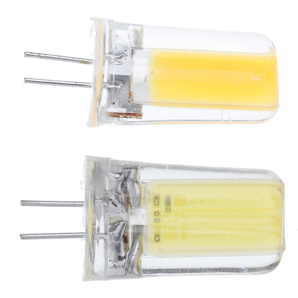 (Pure White) G4 2.5W Warm White Pure White COB 0920 LED Light Bulb for Chandelier Replace Indoor Lamp AC220-240V