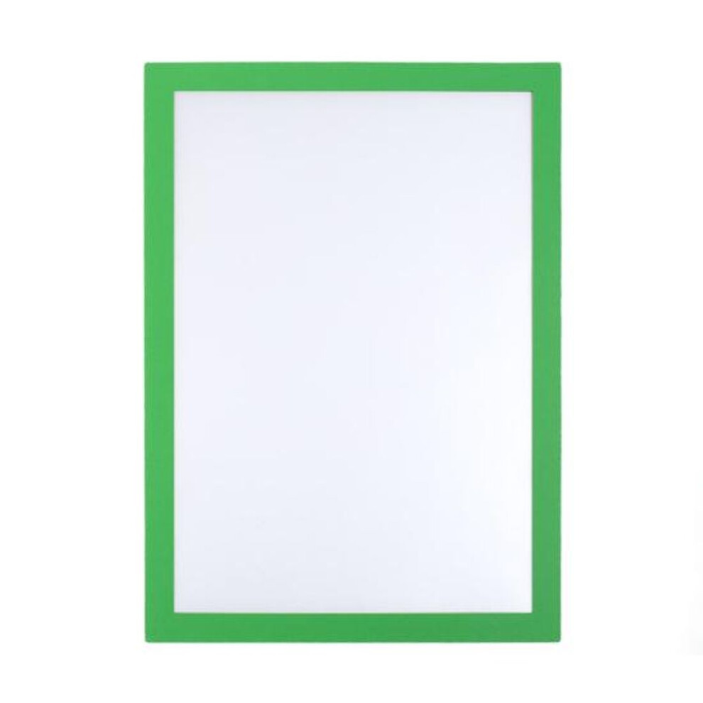 (green, A4) Magnetic Picture Frame Wall Mount Self-adhesive Photo Frame A3/ A4 Size Document Holder Display Frame For Wall Door Window Refrigerator