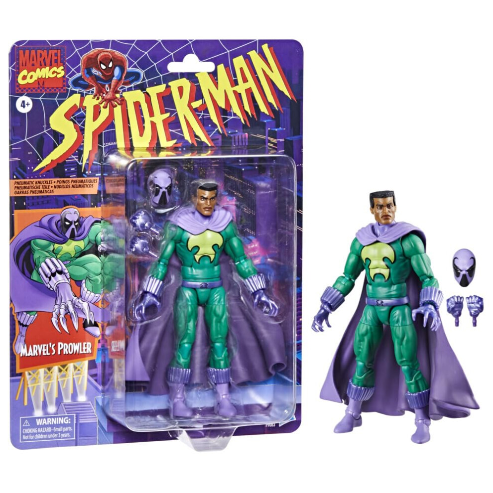 Figurine articul   e SPIDER-MAN Marvel Legends Series Marvels Prowler The Animated Series de 15 cm