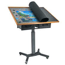 1500 Piece Jigsaw Puzzle Table for Adults With Tilting Angle & Wheels