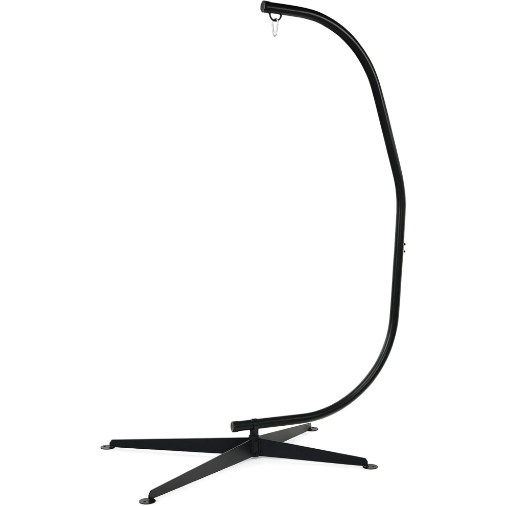CASART Hammock Chair Stand, C-shaped Hanging Swing Chair Stand, Solid