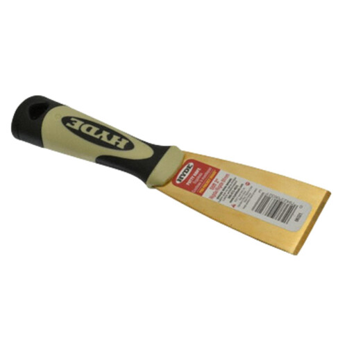 Hyde Pro Brass Stiff Putty Scraper Tool 51mm (2") 2