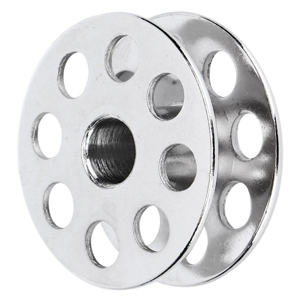 Sewing Machin Bobbin 8 Holes Extra Large Iron Bobbin Thread Core For Electric Industrial Sewing