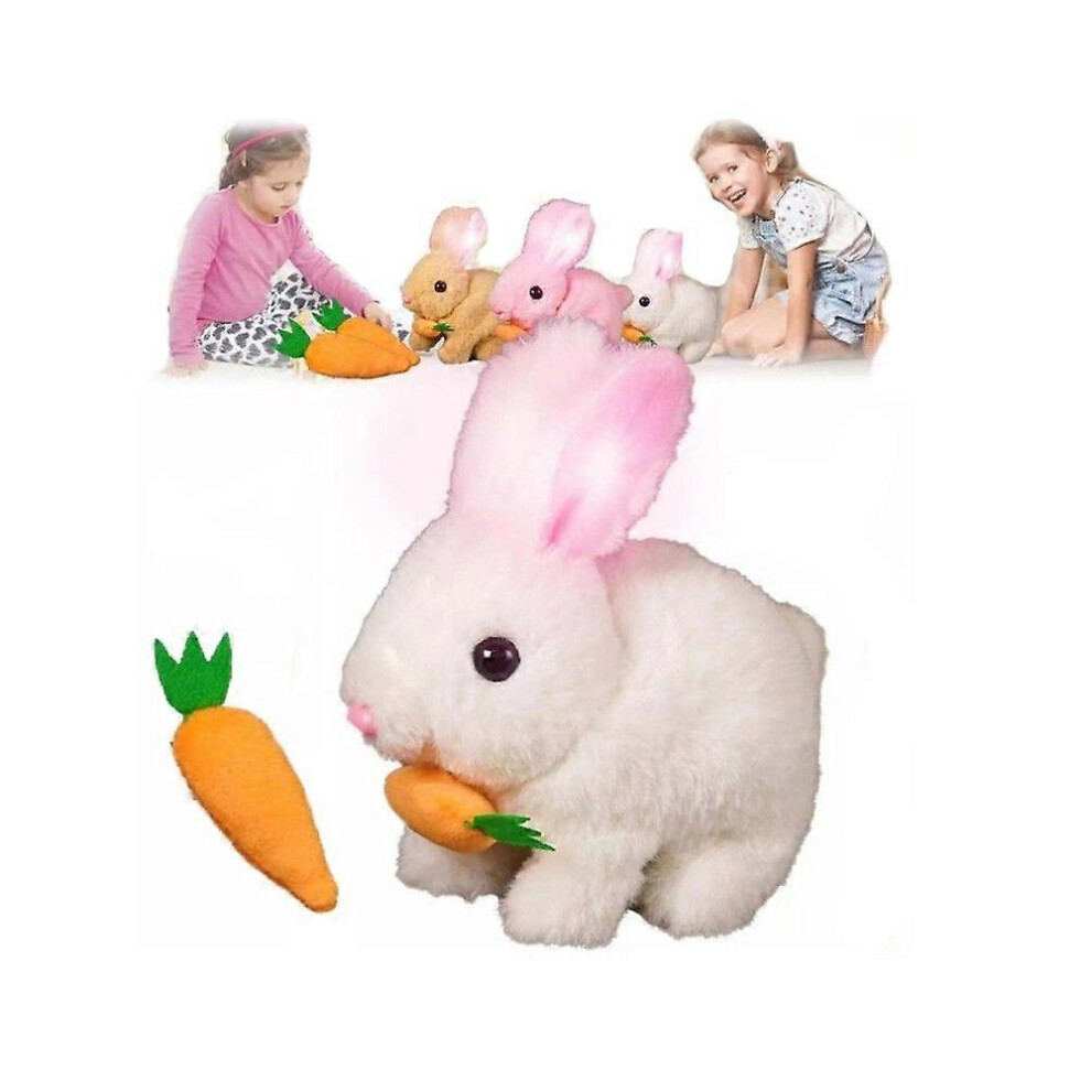 (with light, white) Bunby - My Realistic Bunny Toy, Realistic Bunny Toy for Kids-image-OPC-PGM6KSS-NEW