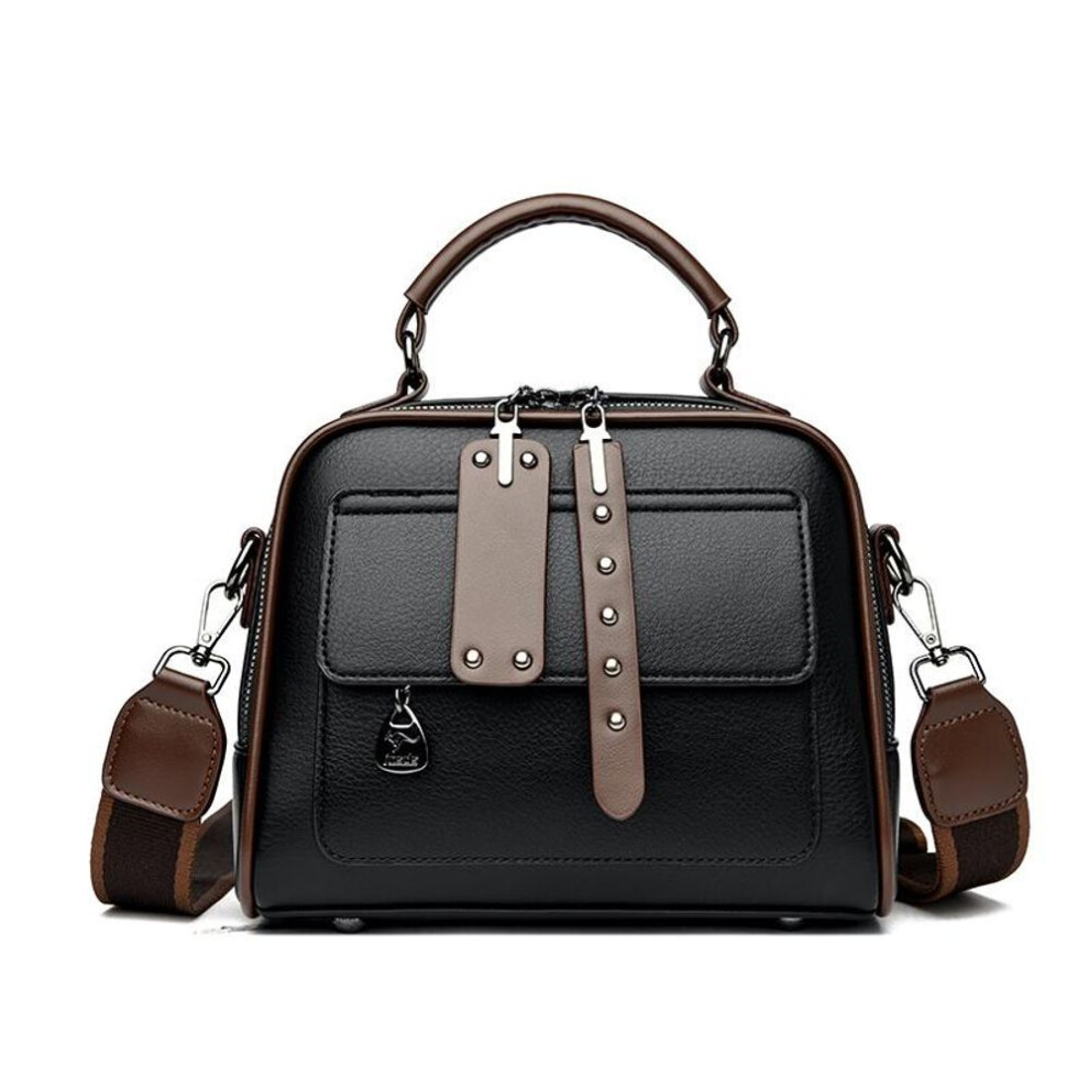 (black) Luxury Designer Bags Large Black Shoulder Crossbody Bags for Women 2025 Shopper Bag Solid Color Quality PU Leather Handbag Lady
