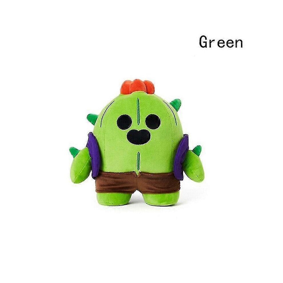 (Green, COLOR) Doll Mobile Game Wilderness Fighting Card Doll Toy Brawl Stars Standing Plush
