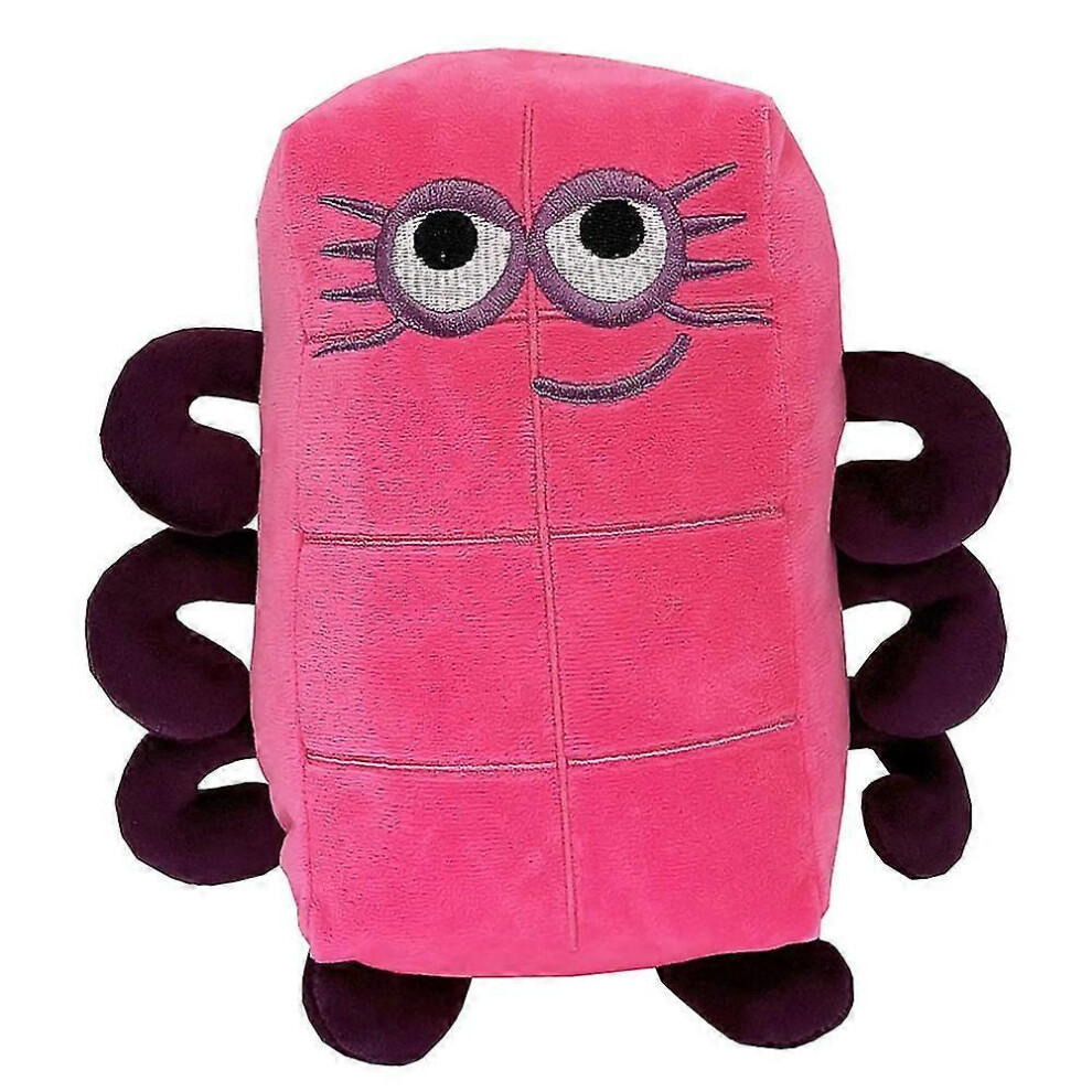 (8) Cartoon Numberblocks Soft Plush Doll Throw Pillow Early Educational Stuffed Toys For Baby