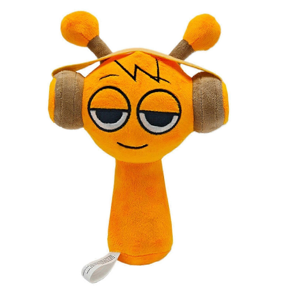 (Orange) Cute Sprunki Plushies For Kids Adorable Animal Stuffed Doll For Kids Adult Orange