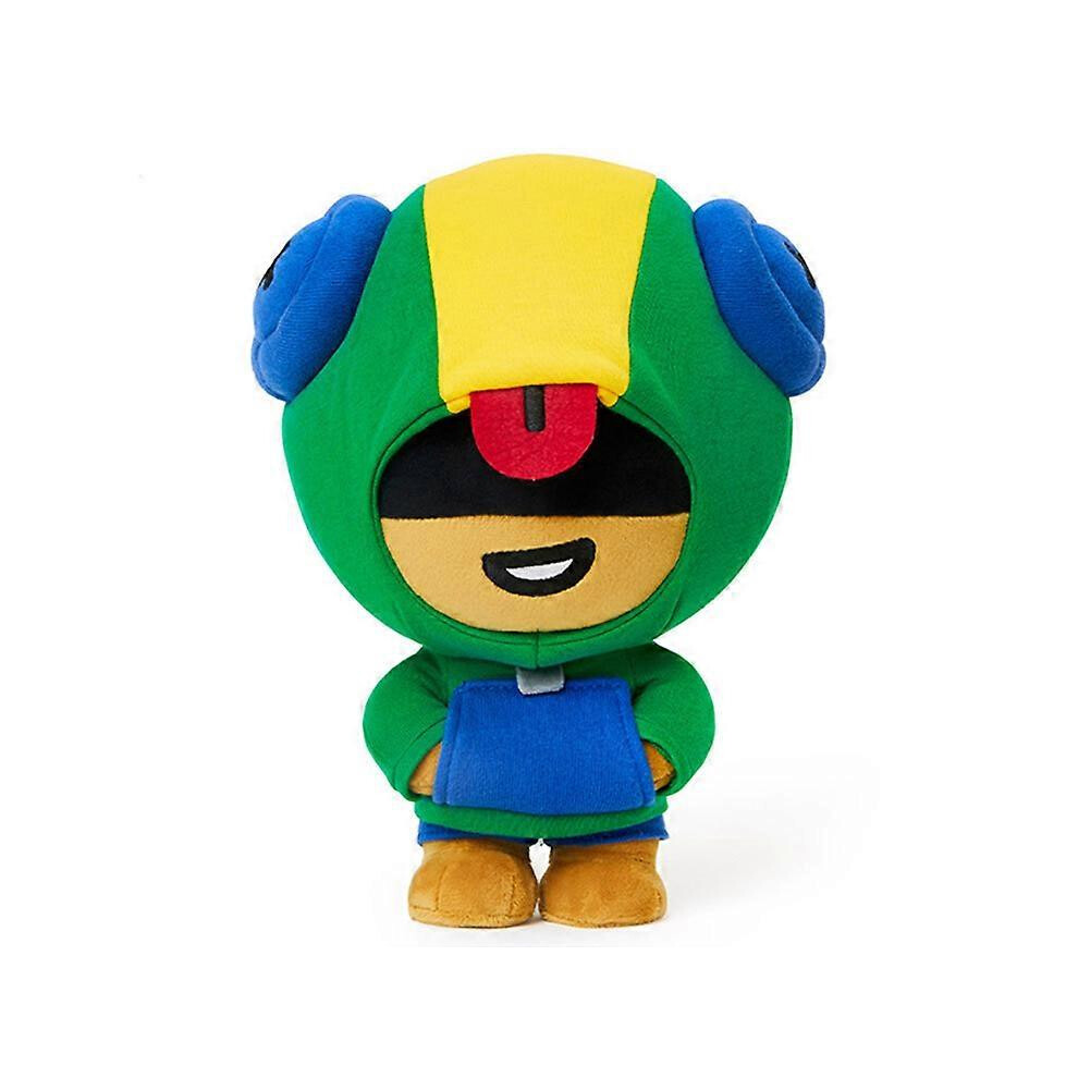 (17-25cm, Lyon) Suitable for Cartoon Brawl Spike Doll Plush Leon Doll Hero Toy Hand Figure Game Gift