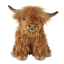 "12" "Long haired highland cows, large long haired animals"