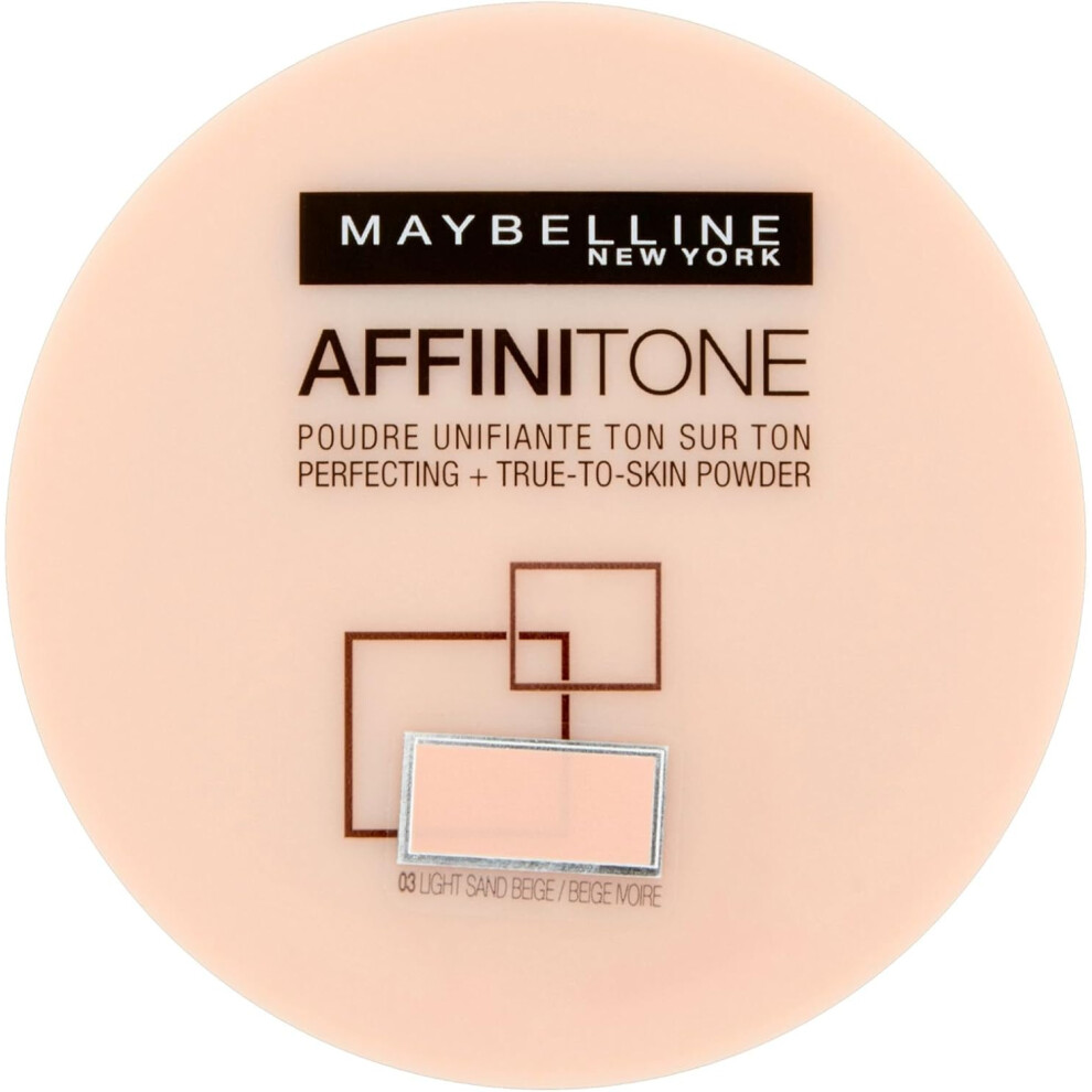 Maybelline affinitone protecting pressed powder- # 03 light sand beige
