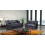 TEXAS 3+2 SOFA SET BLACK FAUX LEATHER 1