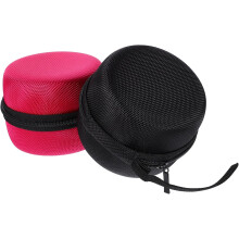 Custodia per altoparlante wireless da 2 pezzi, in poliestere resistente, con cerniera, facile da trasportare e proteggere.