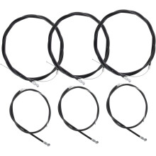 Robusti cavi freno per bici, kit da 6 pezzi per tubi freno per bici, linee di trasmissione per mountain bike, facile sostituzione per parti di bici