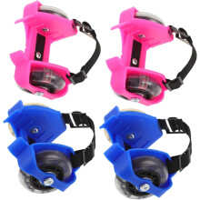 Pattini a rotelle LED regolabili con ruote luminose, scarpe da allenamento per ragazzi e ragazze per il divertimento
