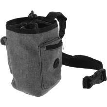 Borsa porta magnesite da arrampicata, per escursionismo, palestra, con tasche con cerniera, in tessuto Oxford.