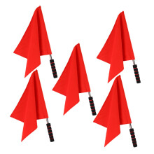 5 bandiere da gara per arbitri, bandiere da sventolare, bandiere da segnale per arbitri, bandiere da gara per arbitri
