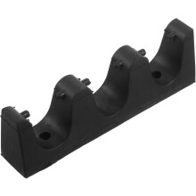 Supporto da parete per biliardo, supporto per stecche da biliardo a 3 fori, supporto per stecche da biliardo in plastica