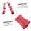 20 pezzi Mini sciarpe con figurine giocattolo Sciarpe di lana delicate Sciarpe creative per bambole Decorazioni per bambole 6