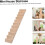 2 pezzi di scale simulate in legno, decorazioni per mobili in miniatura delicate 8