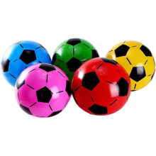 Palloni da calcio gonfiabili in PVC per bambini, set da 6 pezzi, palline colorate per giocare, colori casuali