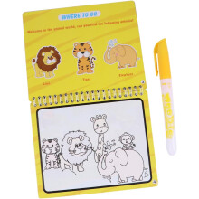Libro da colorare tascabile, giocattoli da disegno sicuri per bambini, libro di graffiti riutilizzabile per i più piccoli