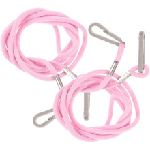 Cordino da polso per guanti da sci per bambini e adulti, clip per guanti, per cappelli invernali, clip per guanti, porta guanti per bambini, rosa